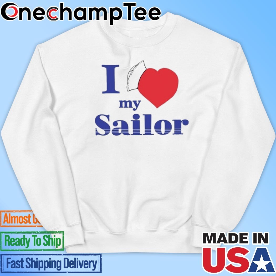 【NOAH】 ★ I LOVE MY SAILOR TEE ★ WHITE Noah White 'I Love My Sailor' T-shirt | REVERSIBLE