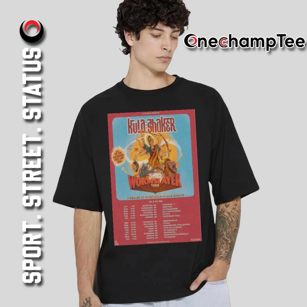 Kula Shaker ツアーTシャツ② ㊗7年ぶり来日！#クーラ・シェイカー サイン入りTシャツ